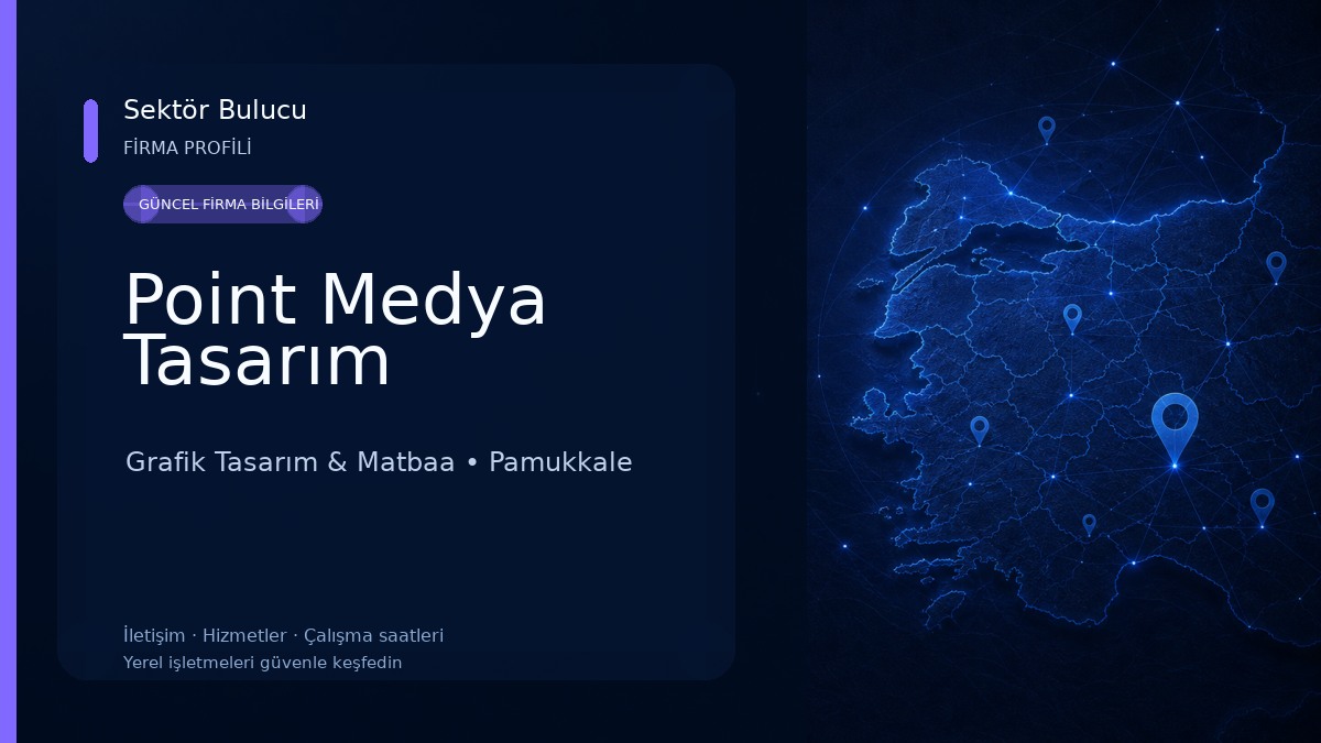 Point Medya Tasarım Grafik Tasarım & Matbaa