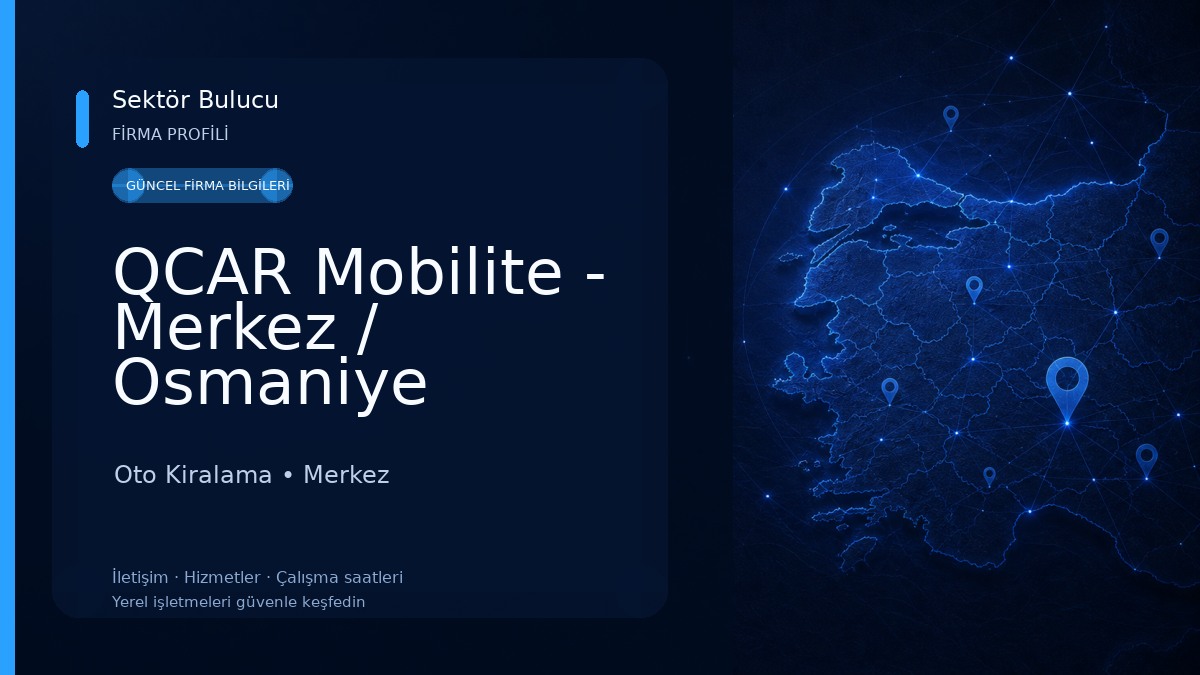 QCAR Mobilite - Merkez / Osmaniye 