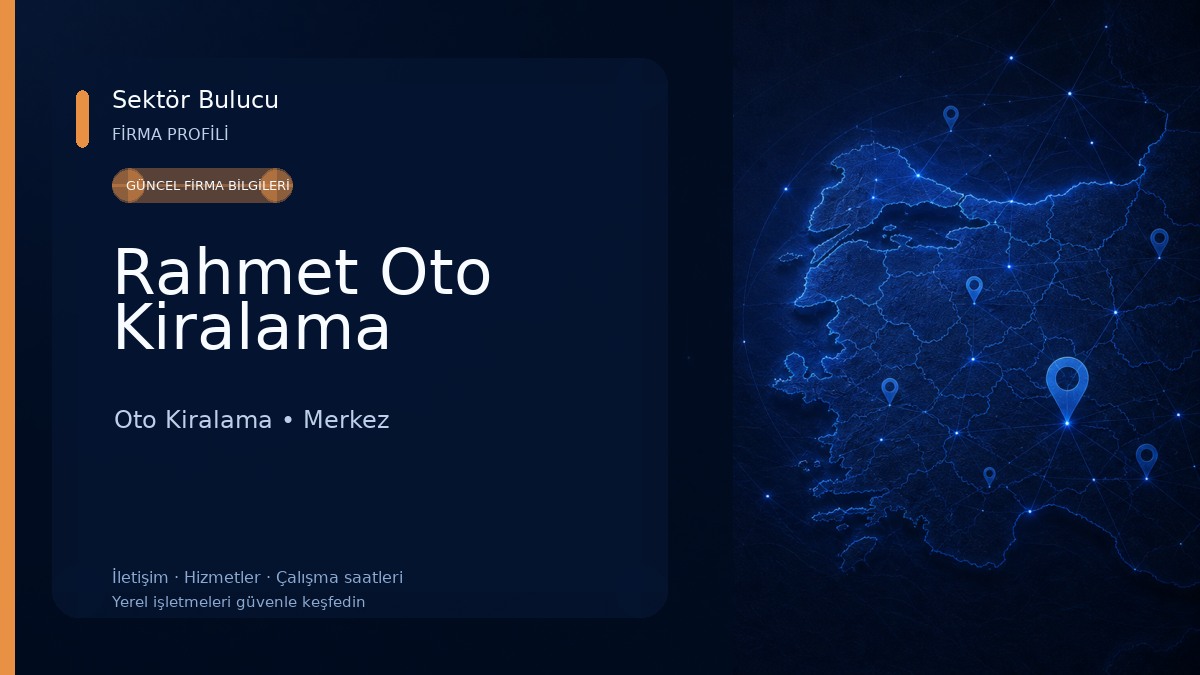 Rahmet Oto Kiralama Oto Kiralama