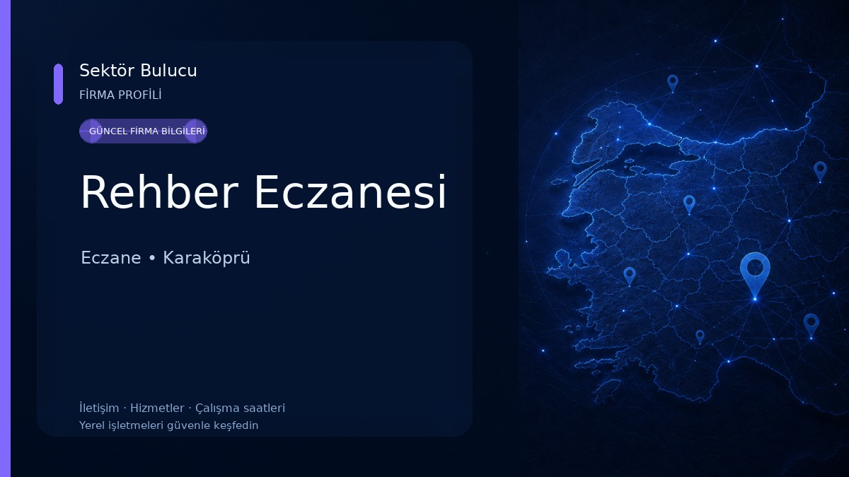 Rehber Eczanesi