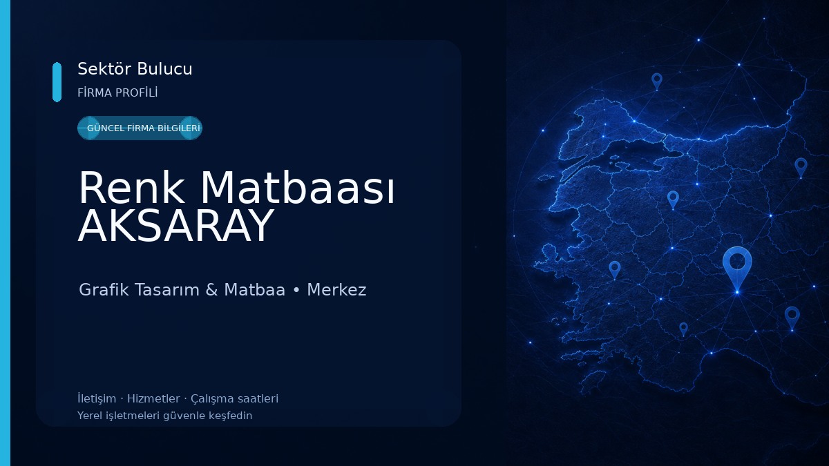 Renk Matbaası AKSARAY 