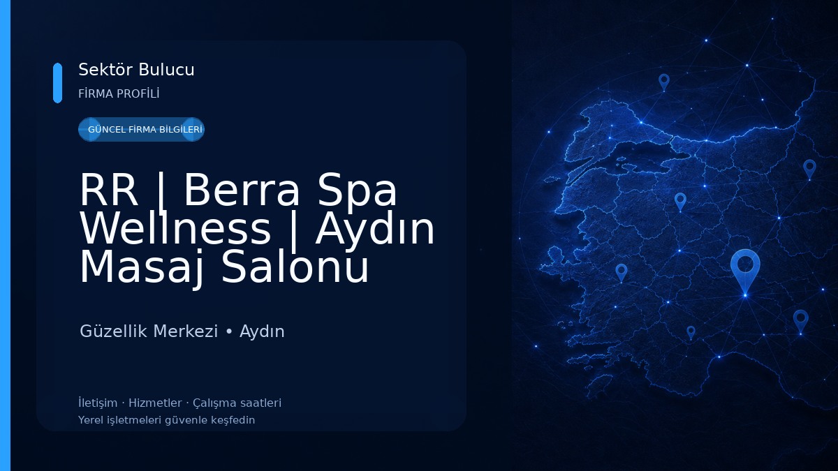 RR | Berra Spa Wellness | Aydın Masaj Salonu
