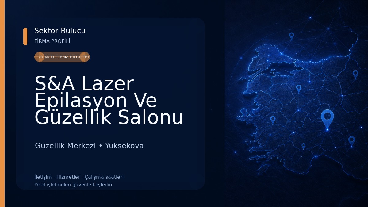 S&A Lazer Epilasyon Ve Güzellik Salonu Güzellik Merkezi