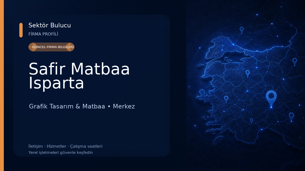 Safir Matbaa Isparta 