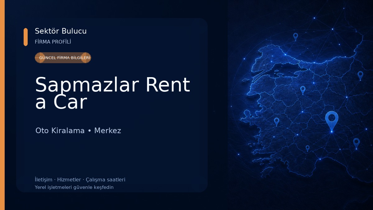 Sapmazlar Rent a Car Oto Kiralama