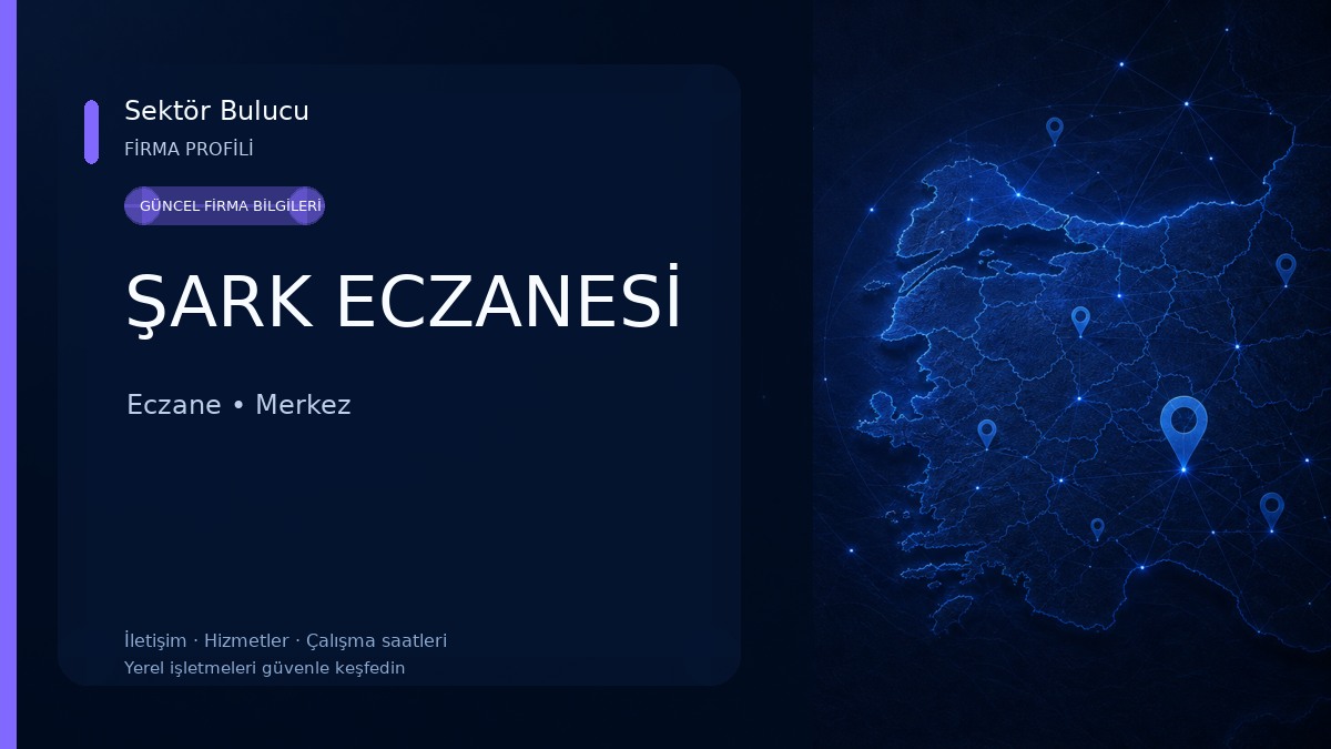 ŞARK ECZANESİ Eczane