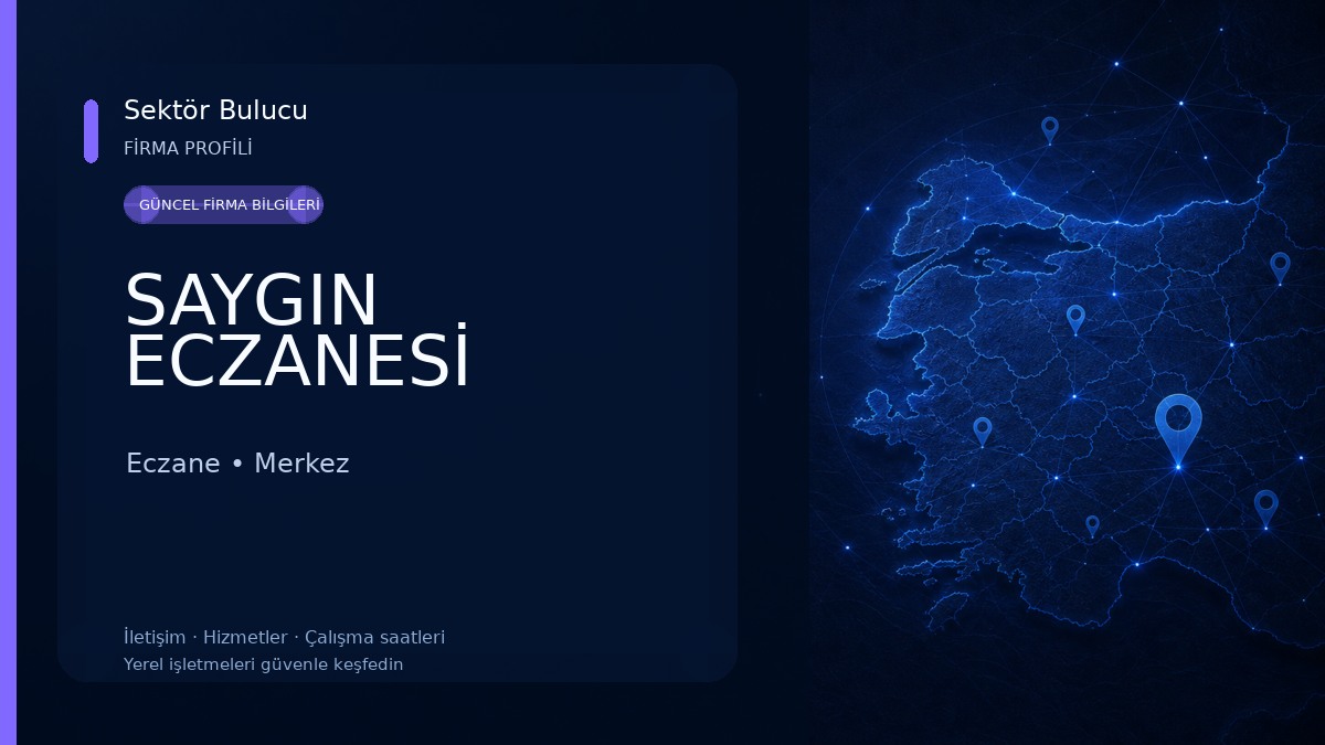 SAYGIN ECZANESİ Eczane