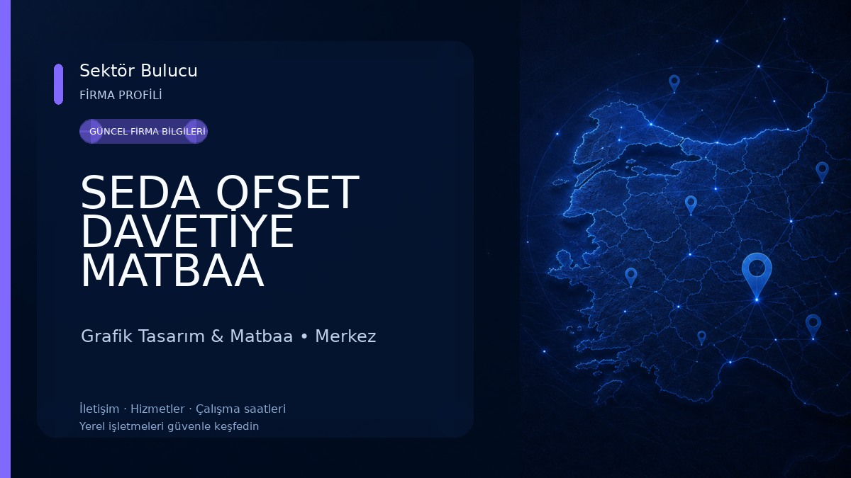 SEDA OFSET DAVETİYE MATBAA 