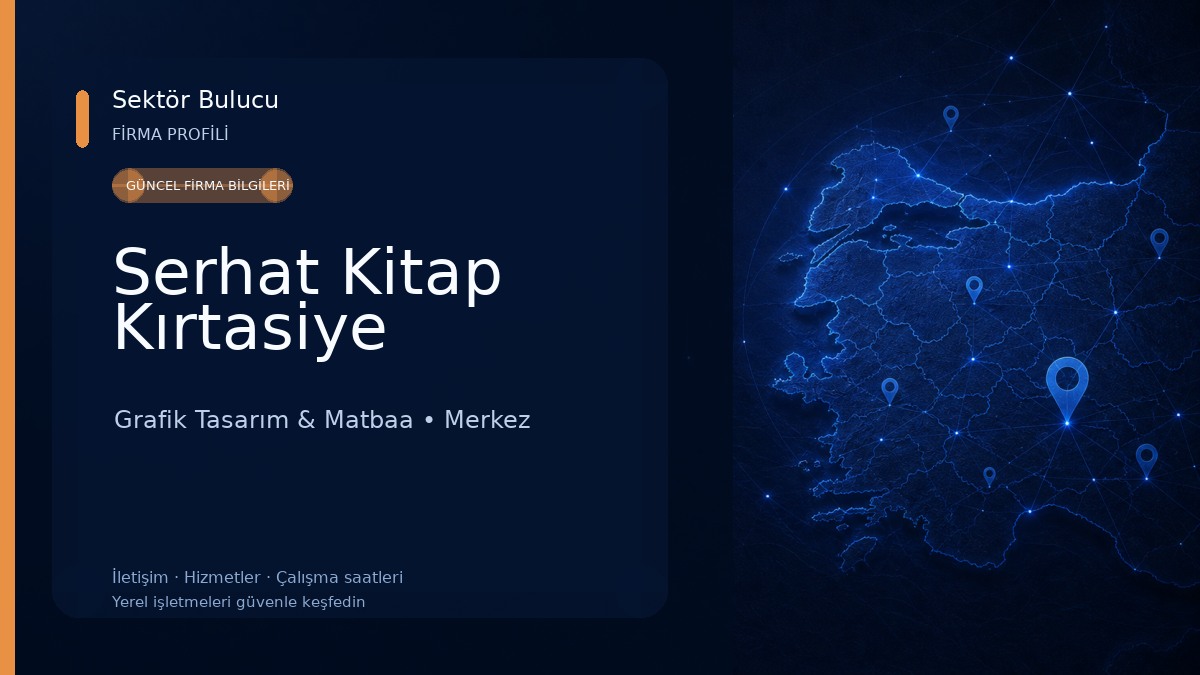 Serhat Kitap Kırtasiye Grafik Tasarım & Matbaa