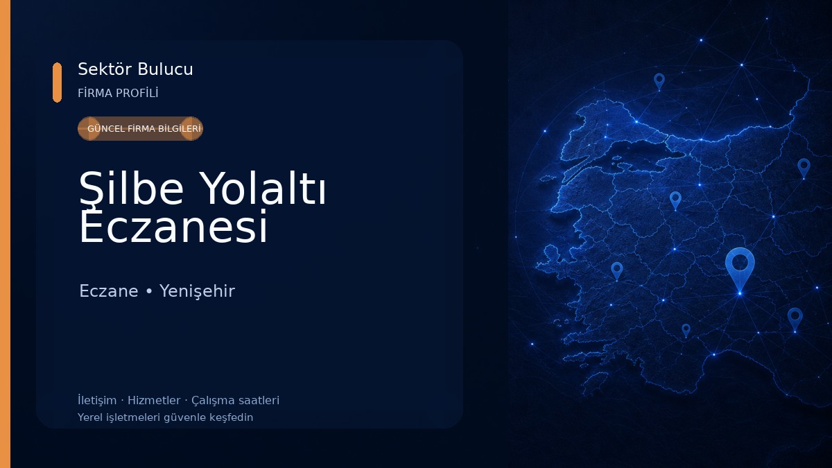 Şilbe Yolaltı Eczanesi Eczane