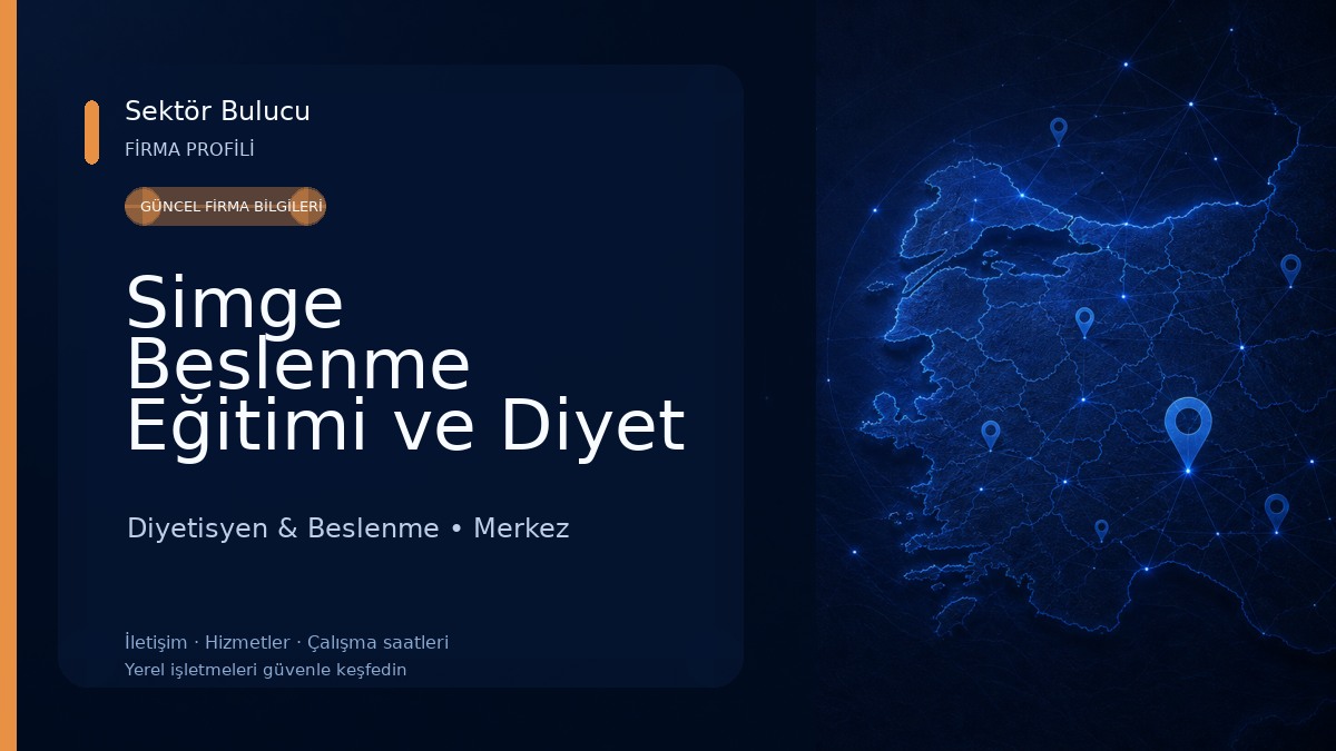 Simge Beslenme Eğitimi ve Diyet Danışmanlığı Diyetisyen & Beslenme