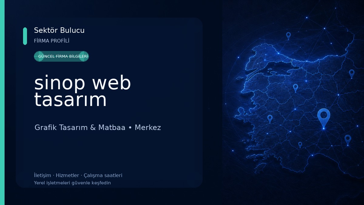 sinop web tasarım