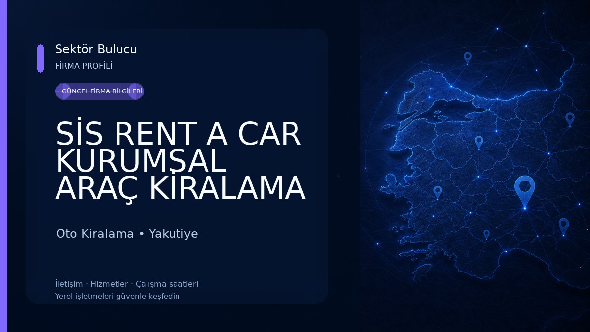 SİS RENT A CAR KURUMSAL ARAÇ KİRALAMA 