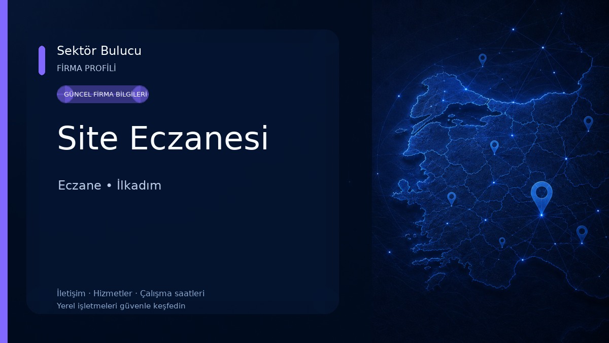 Site Eczanesi Eczane