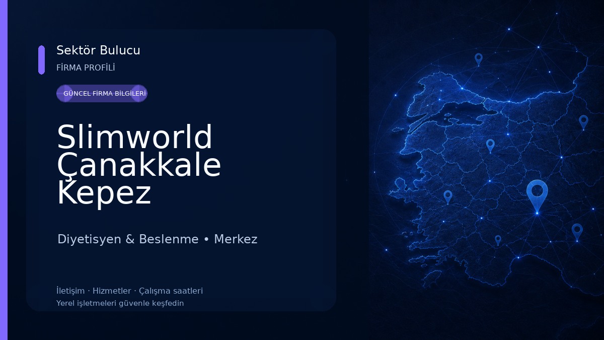 Slimworld Çanakkale Kepez Diyetisyen & Beslenme