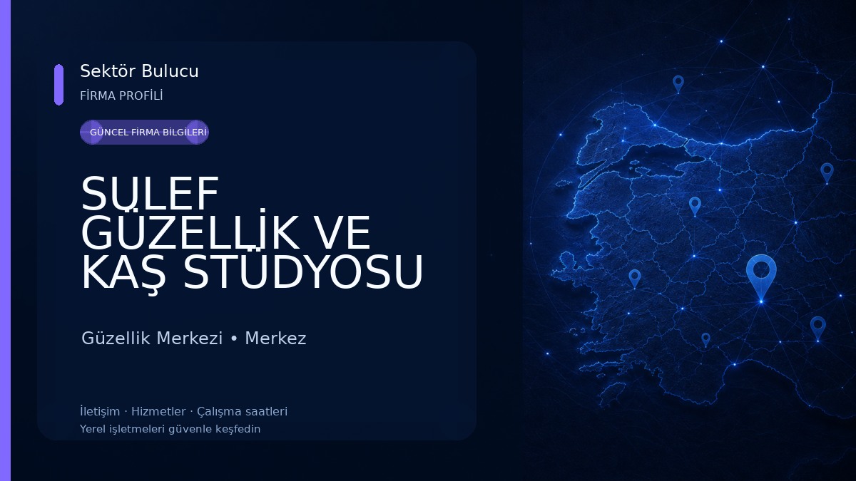 SULEF GÜZELLİK VE KAŞ STÜDYOSU Güzellik Merkezi