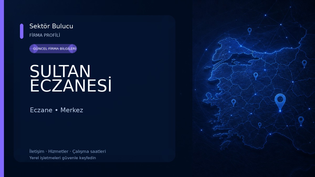 SULTAN ECZANESİ Eczane