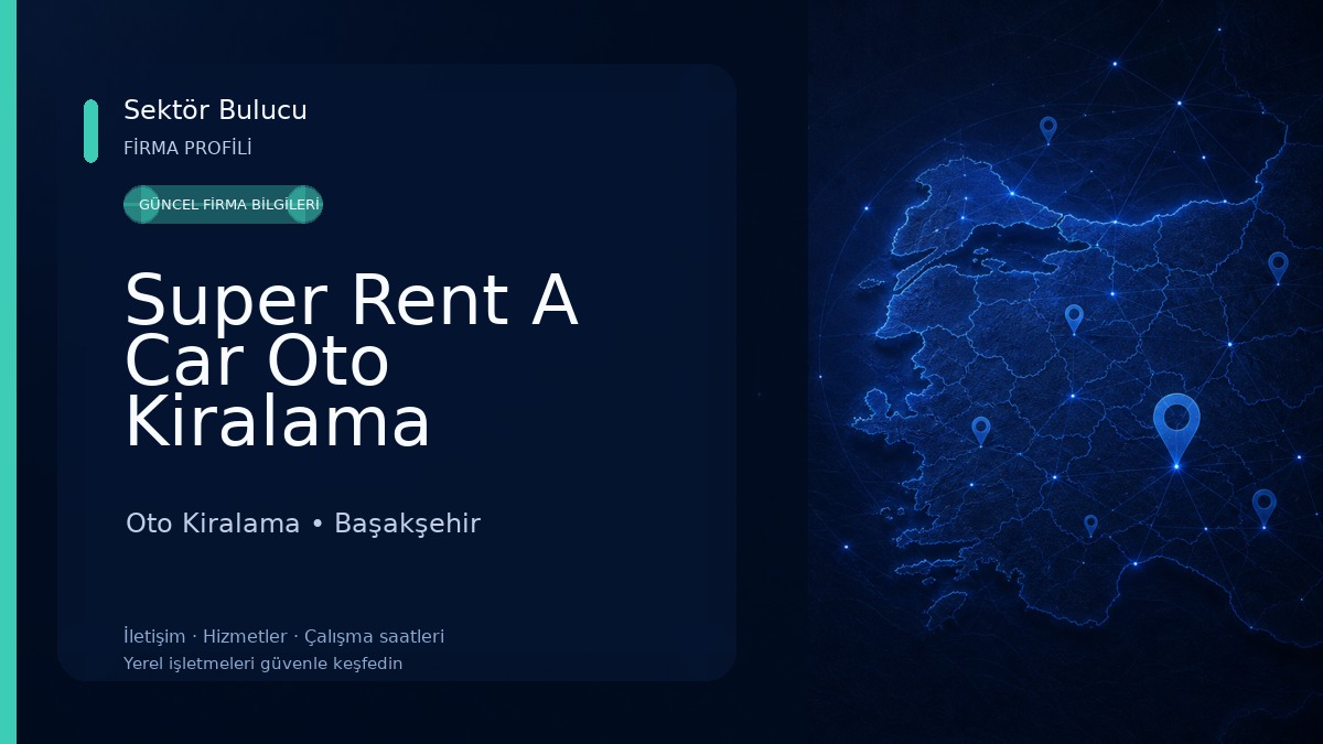 Super Rent A Car Oto Kiralama İstanbul 