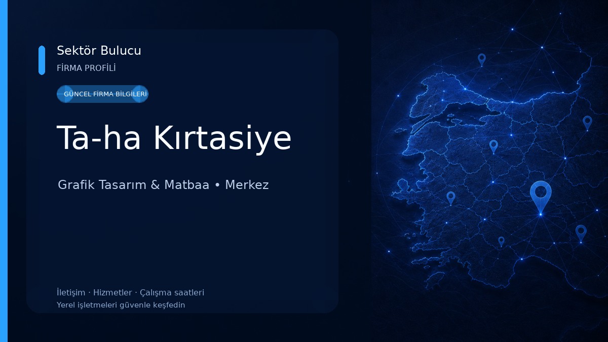 Ta-ha Kırtasiye Grafik Tasarım & Matbaa