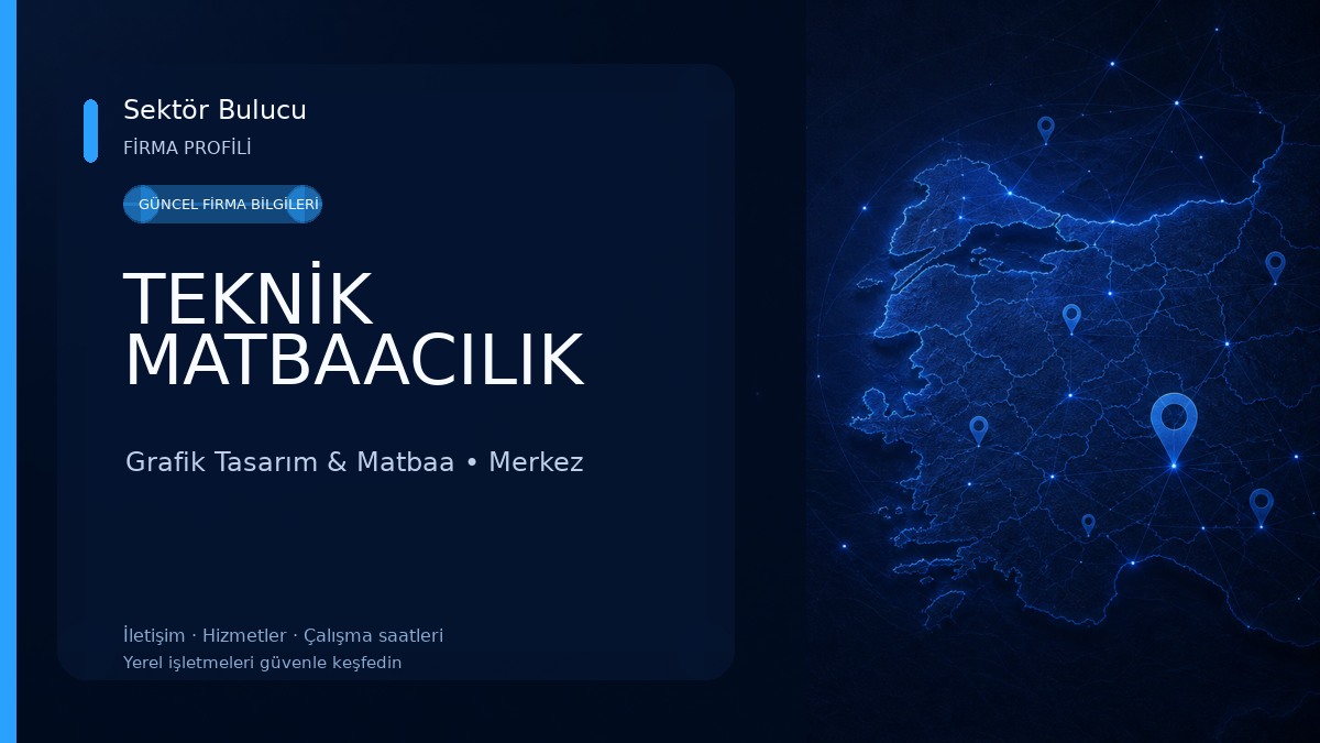 TEKNİK MATBAACILIK 