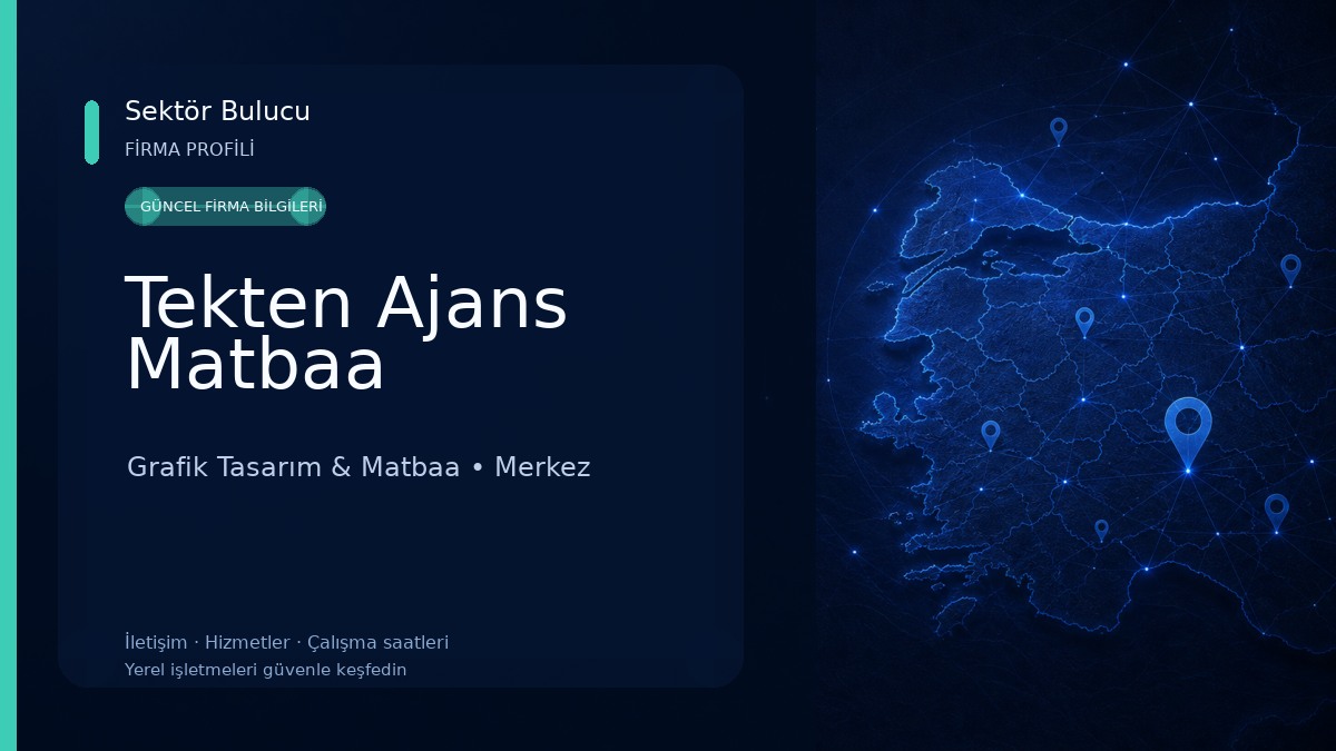 Tekten Ajans Matbaa 