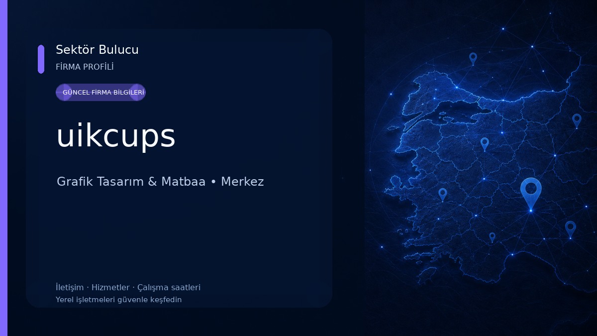 uikcups Grafik Tasarım & Matbaa