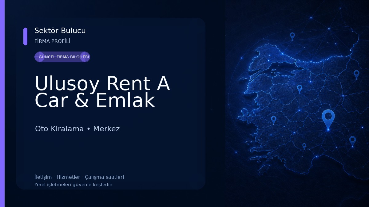 Ulusoy Rent A Car & Emlak 
