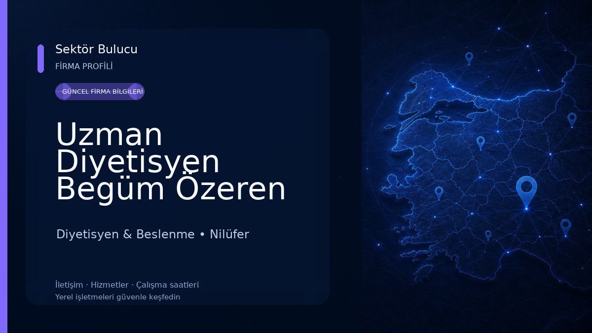 Uzman Diyetisyen Begüm Özeren Diyetisyen & Beslenme