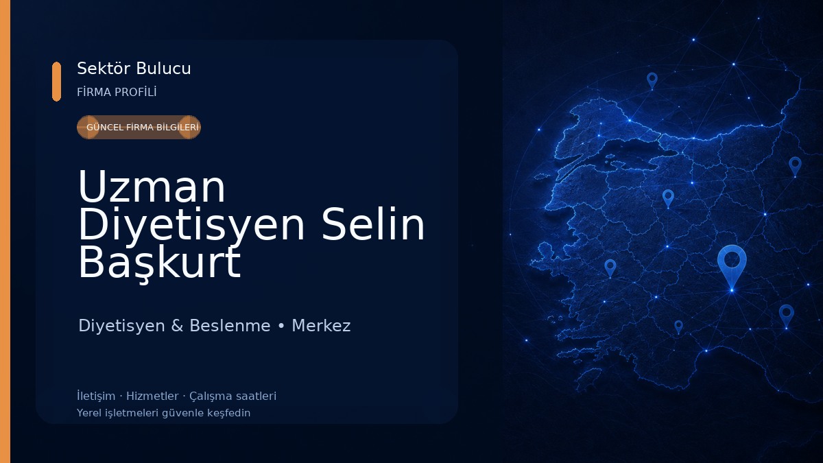 Uzman Diyetisyen Selin Başkurt Diyetisyen & Beslenme