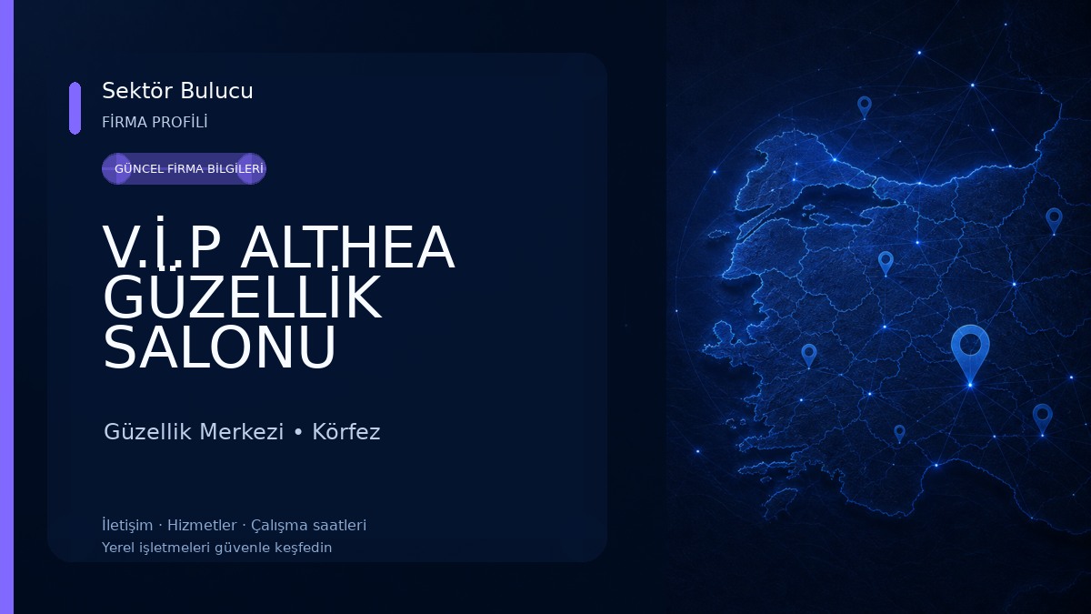 V.İ.P ALTHEA GÜZELLİK SALONU Güzellik Merkezi
