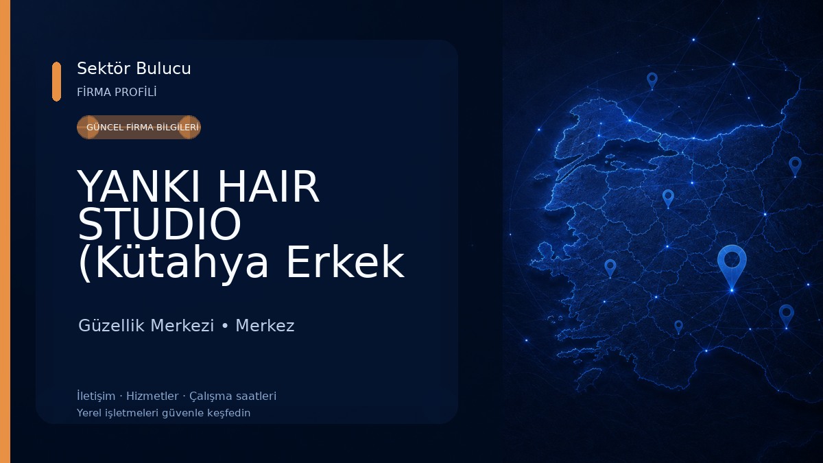 YANKI HAIR STUDIO (Kütahya Erkek Kuaförü) Güzellik Merkezi
