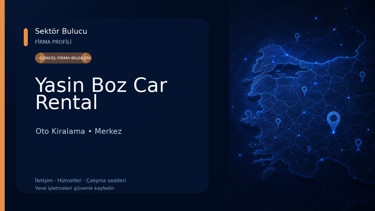 Yasin Boz Car Rental Oto Kiralama