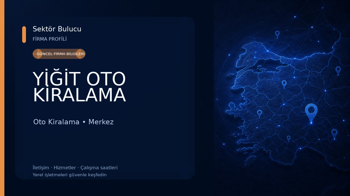 YİĞİT OTO KİRALAMA Oto Kiralama