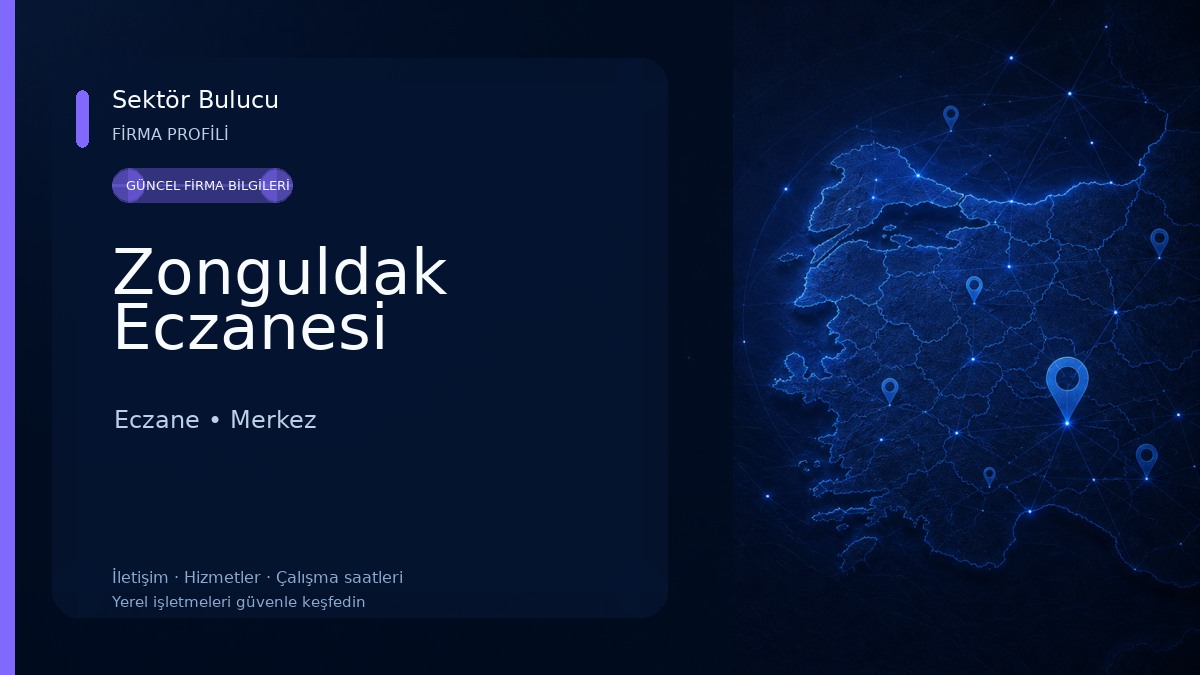 Zonguldak Eczanesi Eczane